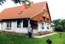 ein Haus rekonstruiert und erweitert
